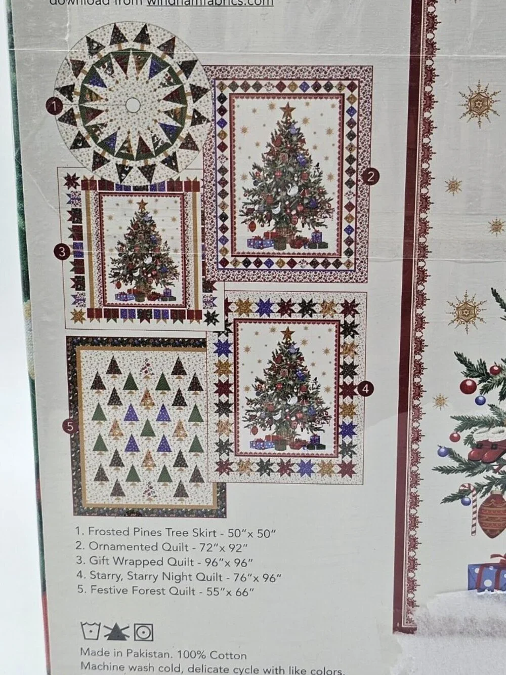 Windham Fabrics O'Christmas Tree Holiday Super Panel Quilt Fabric 50